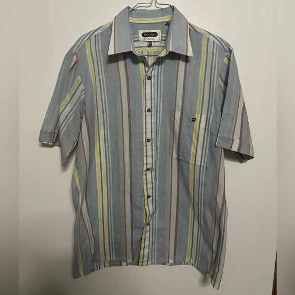 Sea Isle Other - Vintage Coastal Yacht Vibes Eclectic Grandpa Sea Isle Casual Button Down Shirt